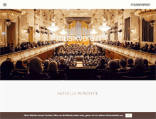 Tablet Screenshot of musikverein-graz.at